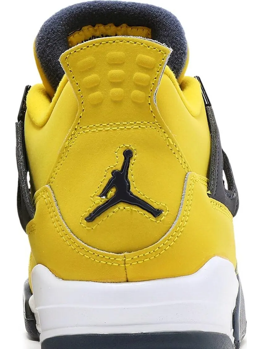 Кроссовки Air Jordan 4 Retro GS Lightning 2021 — изображение 7 из 8, желтый