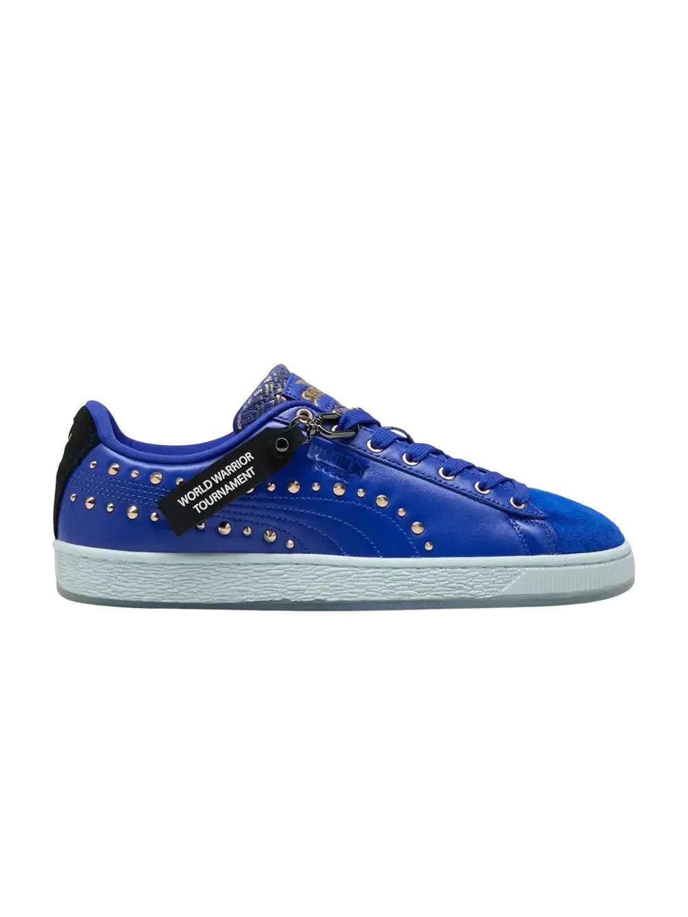 Кроссовки Street Fighter x PUMA Suede — изображение 1 из 1, синий/золотистый-черный