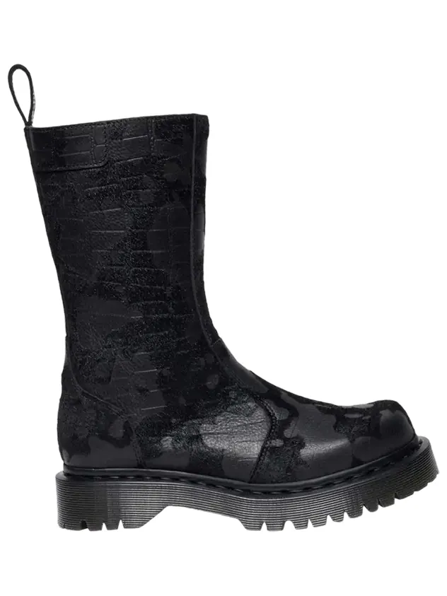 Ботинки Dr. Martens Regena Emboss Hair On Boot — изображение 1 из 1, черный