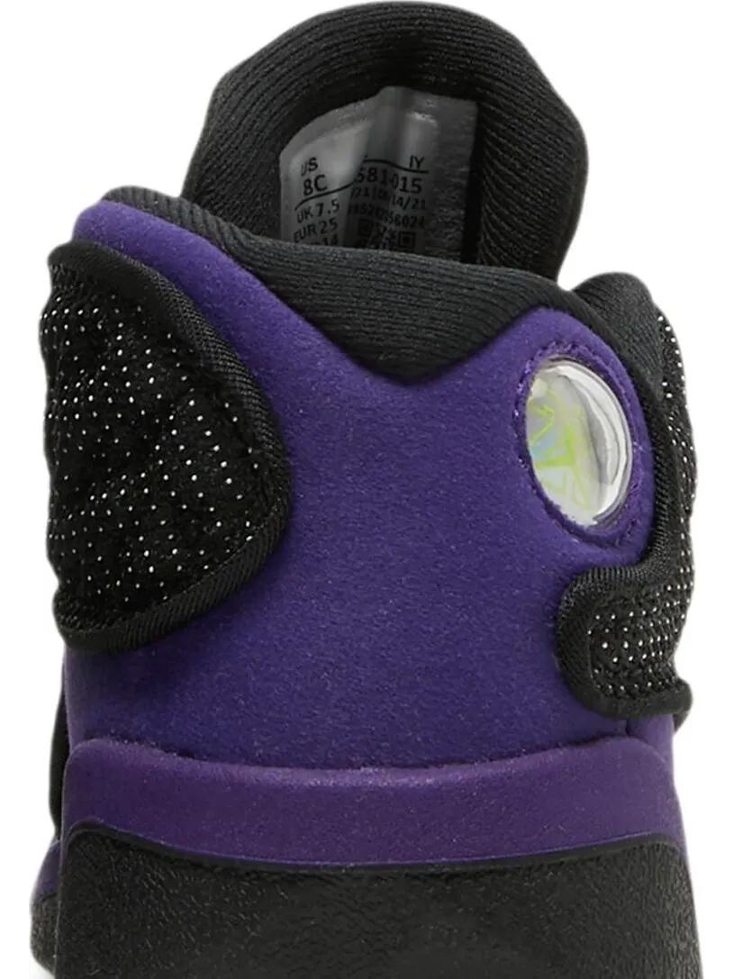 Кроссовки Air Jordan 13 Retro TD Court Purple — изображение 7 из 8, черный
