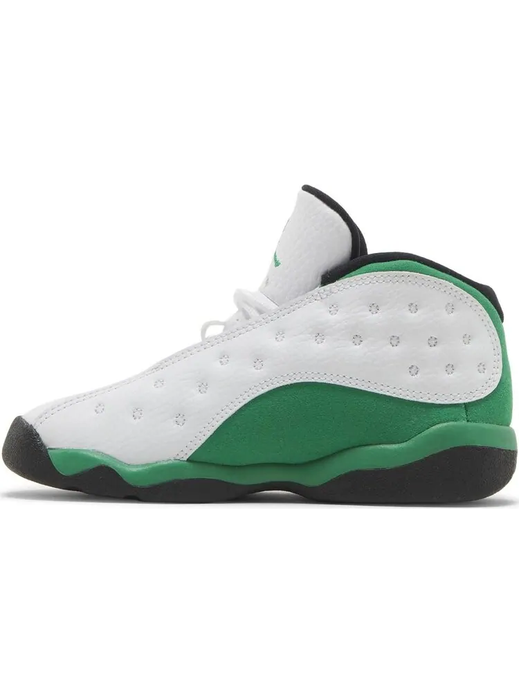 Кроссовки Air Jordan 13 Retro TD Lucky Green — изображение 3 из 8, белый