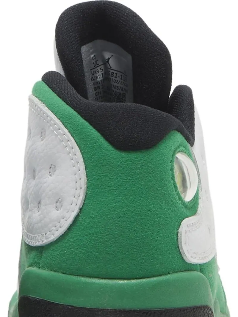 Кроссовки Air Jordan 13 Retro TD Lucky Green — изображение 7 из 8, белый