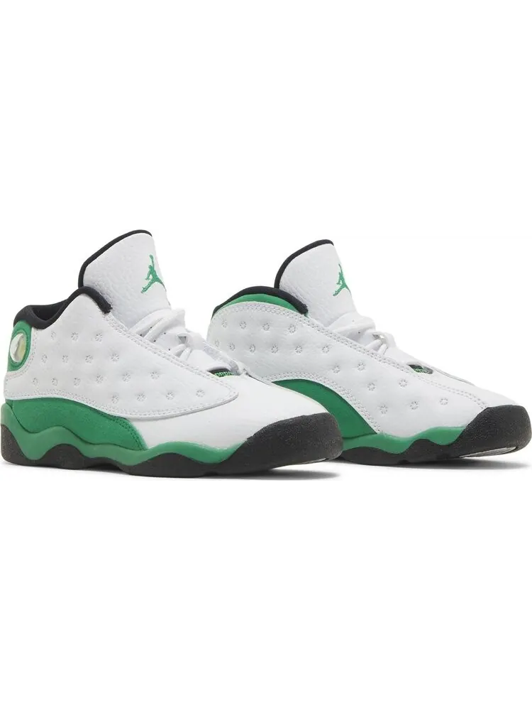 Кроссовки Air Jordan 13 Retro TD Lucky Green — изображение 8 из 8, белый