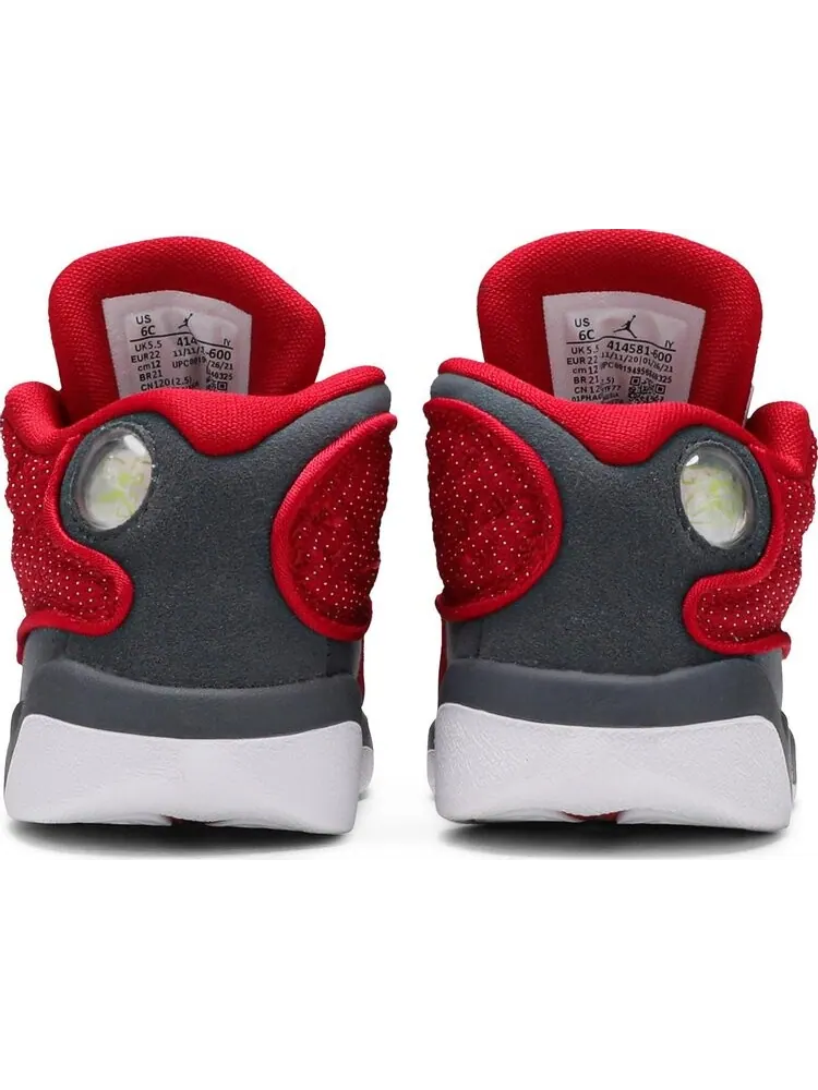 Кроссовки Air Jordan 13 Retro TD Red Flint — изображение 6 из 8, красный