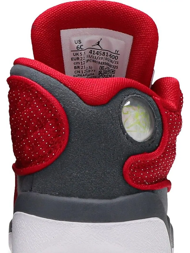 Кроссовки Air Jordan 13 Retro TD Red Flint — изображение 7 из 8, красный
