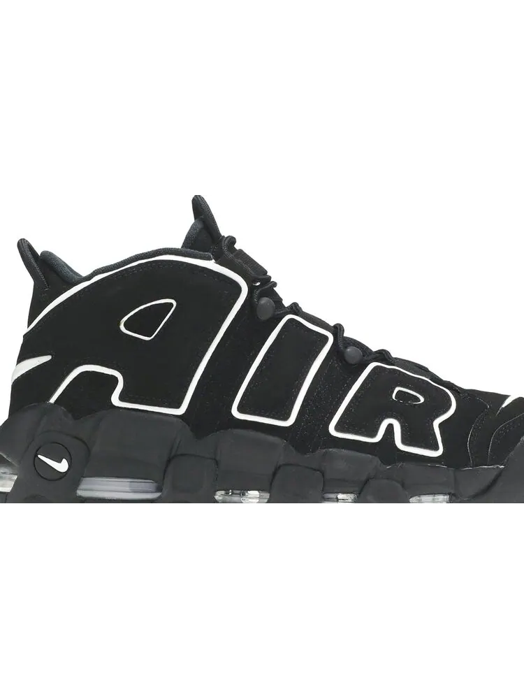 Кроссовки Nike Air More Uptempo 'Black White' 2020 — изображение 2 из 8, черный