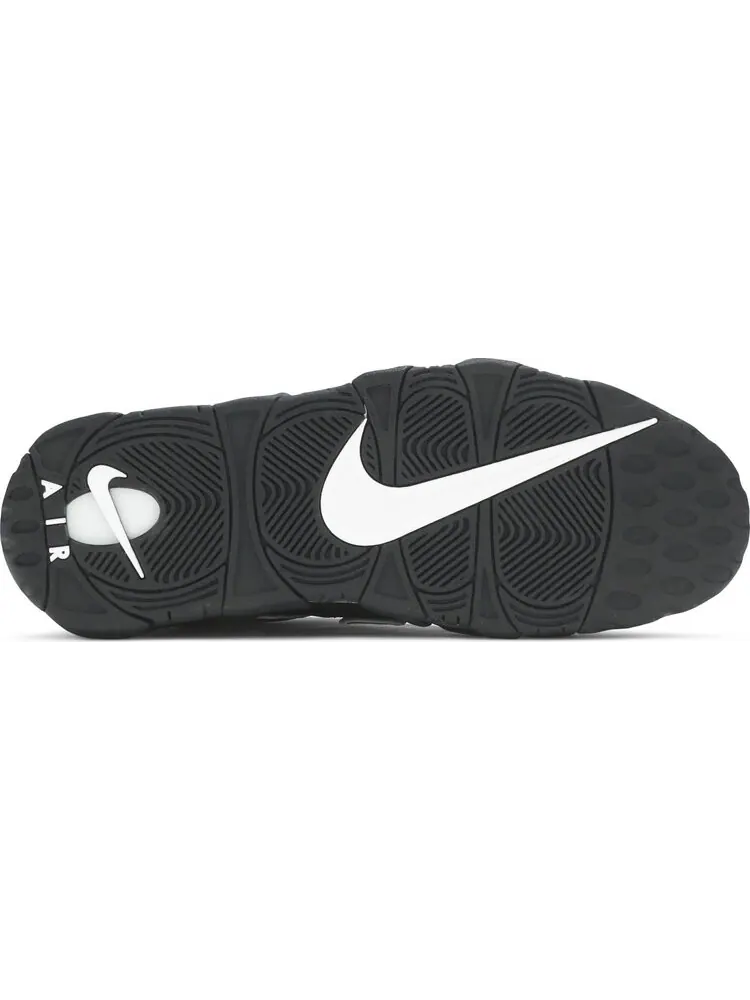 Кроссовки Nike Air More Uptempo 'Black White' 2020 — изображение 4 из 8, черный