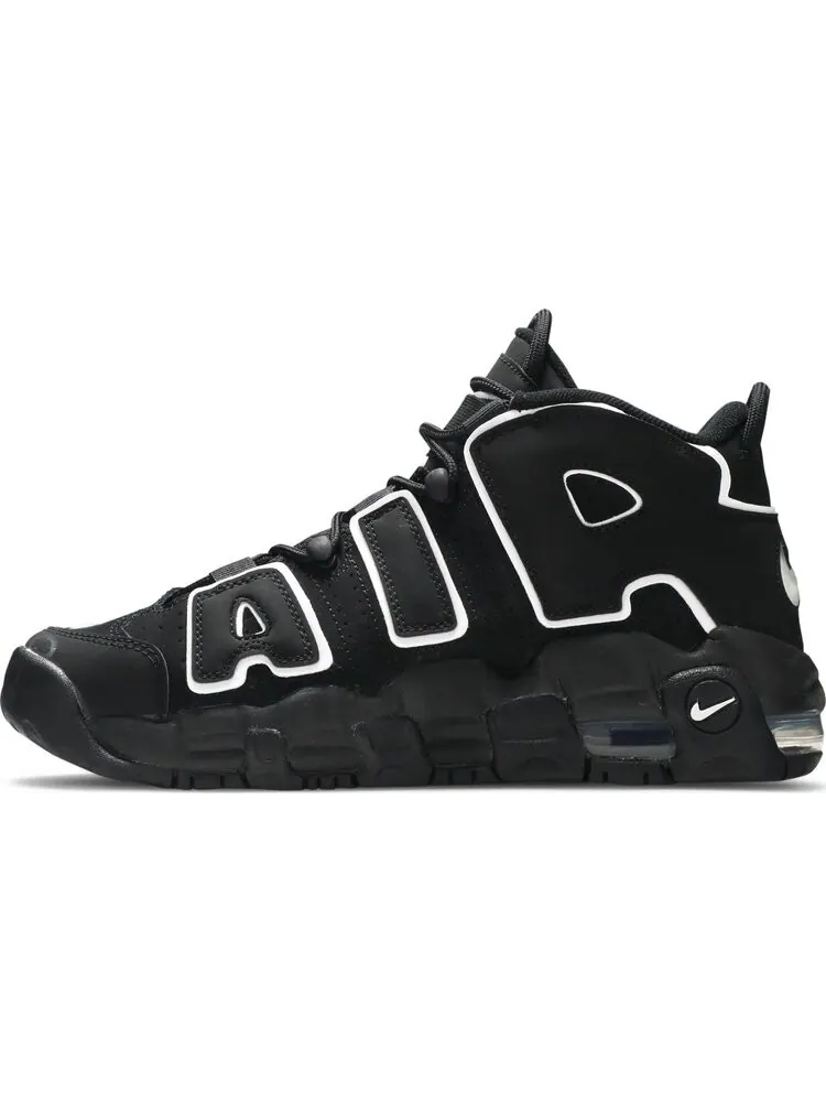 Кроссовки Nike Air More Uptempo GS 'Black' 2020 — изображение 3 из 8, черный