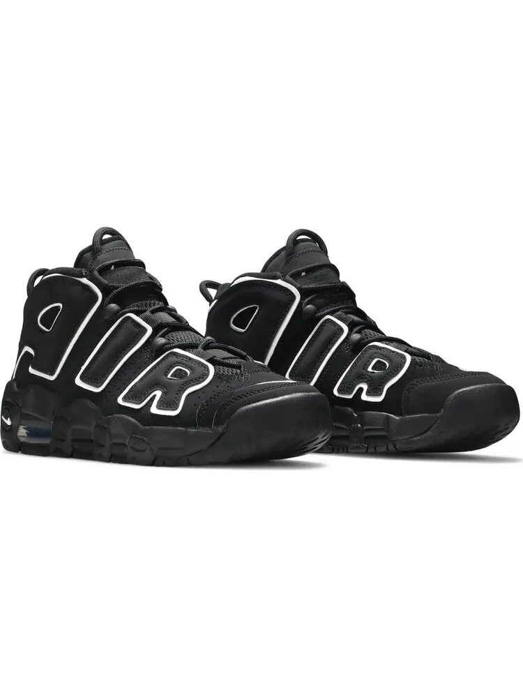 Кроссовки Nike Air More Uptempo GS 'Black' 2020 — изображение 8 из 8, черный
