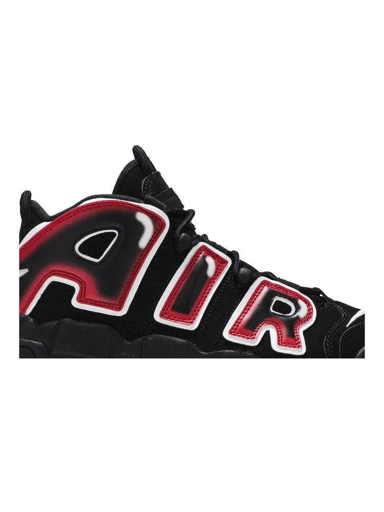 Кроссовки Nike Air More Uptempo 96 BG 'Laser Crimson' — изображение 3 из 9, черный/белый