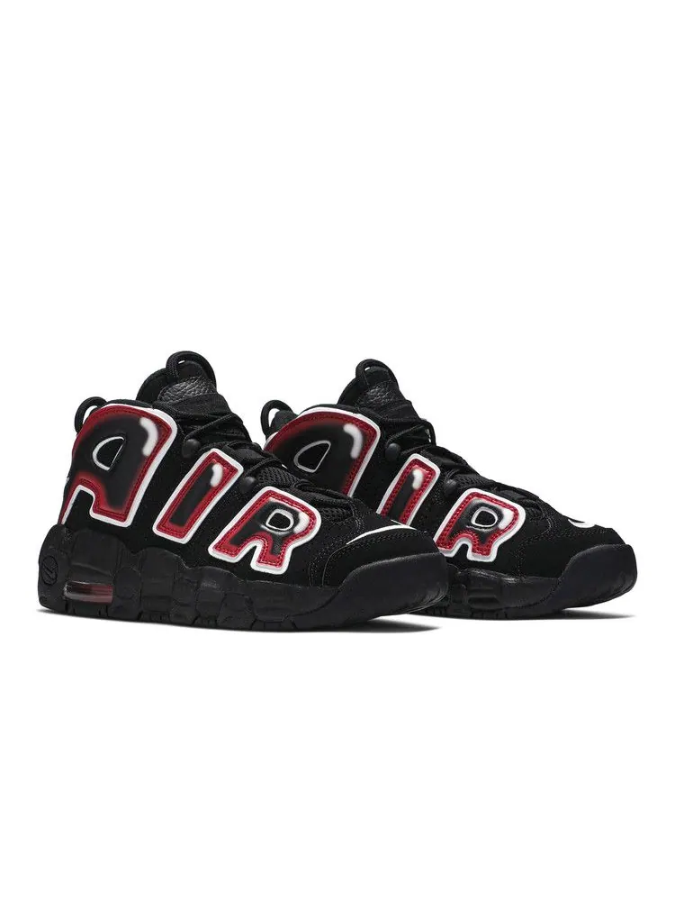 Кроссовки Nike Air More Uptempo 96 BG 'Laser Crimson' — изображение 9 из 9, черный/белый