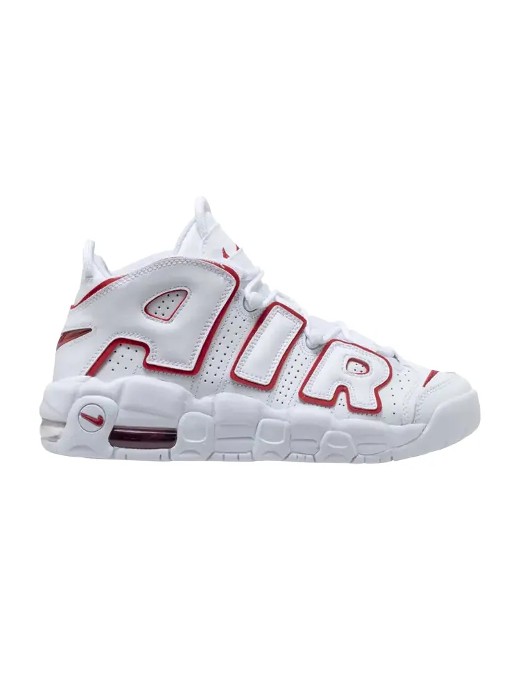 Кроссовки Nike Air More Uptempo GS 'White Varsity Red' — изображение 1 из 1, белый