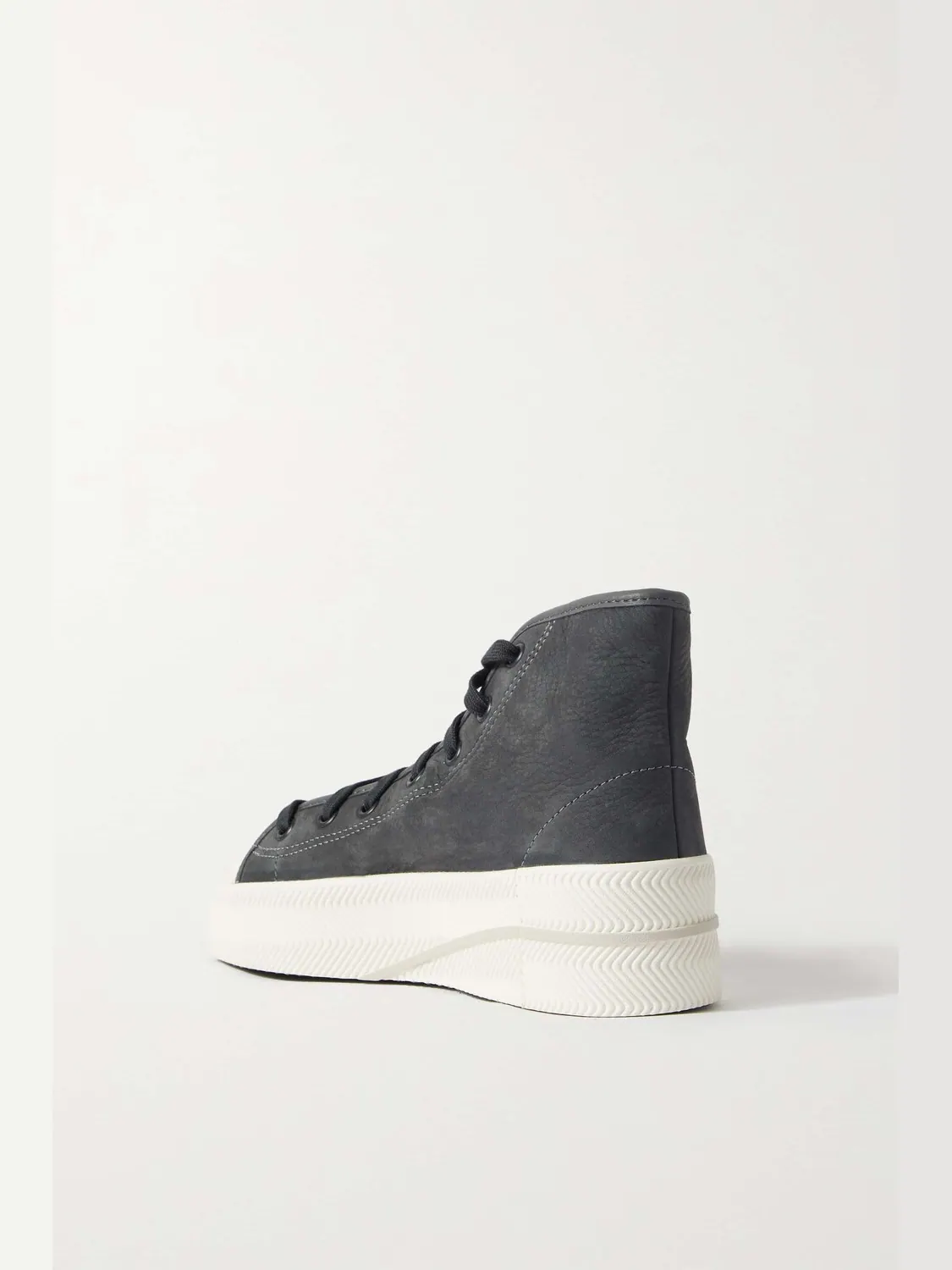 ADIDAS ORIGINALS высокие кроссовки Nizza 2 из нубука с кожаной отделкой — изображение 1 из 4, серый