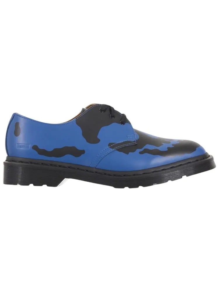 Кроссовки Supreme x Dr. Martens 1461, синие, с тремя люверсами