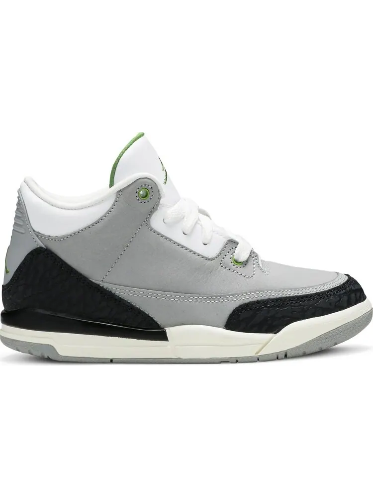 Кроссовки Air Jordan Retro 3 PS Chlorophyll — изображение 1 из 8, серый