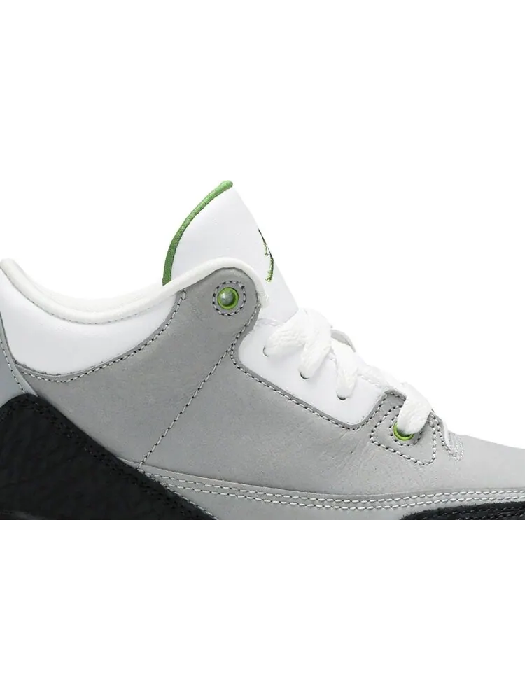 Кроссовки Air Jordan Retro 3 PS Chlorophyll — изображение 2 из 8, серый