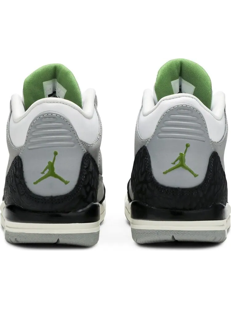 Кроссовки Air Jordan Retro 3 PS Chlorophyll — изображение 6 из 8, серый