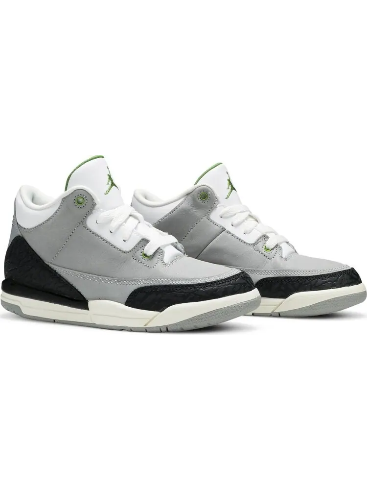 Кроссовки Air Jordan Retro 3 PS Chlorophyll — изображение 8 из 8, серый