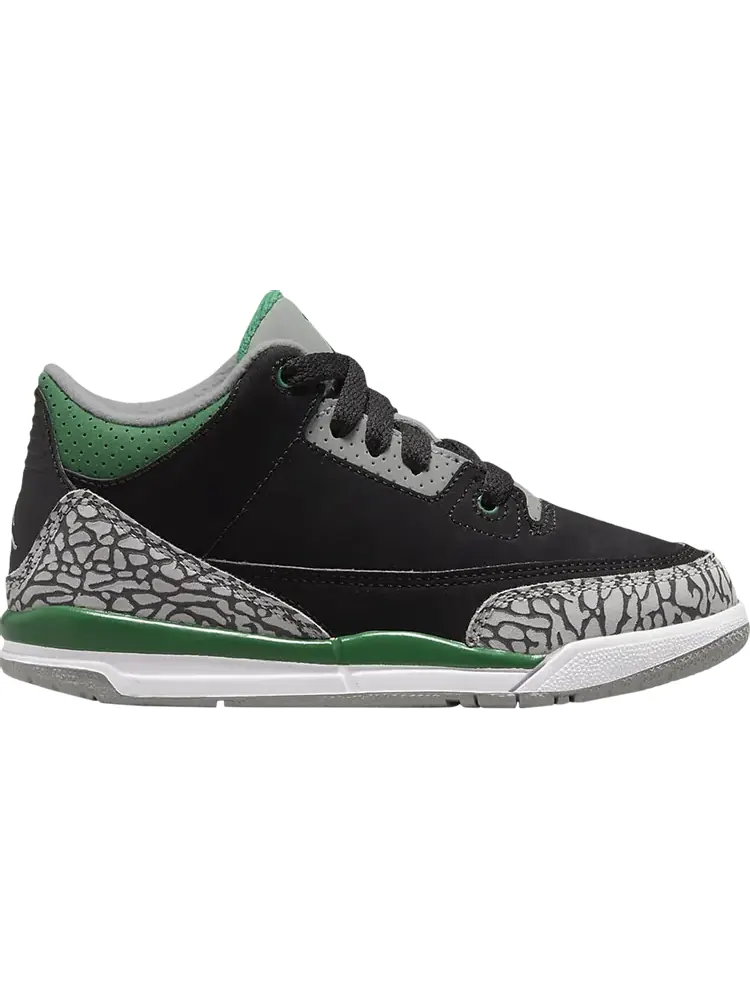 Кроссовки Air Jordan 3 Retro PS Pine Green — изображение 1 из 1, черный