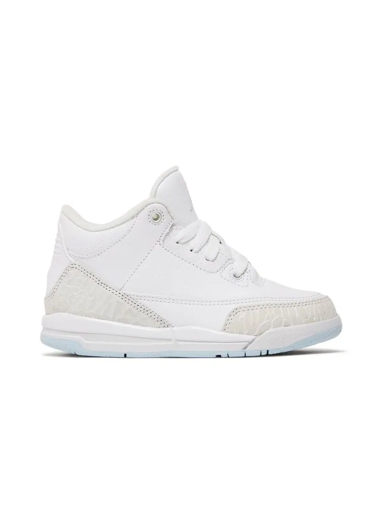 Кроссовки Air Jordan 3 Retro PS 'Triple White' — изображение 1 из 4, белый