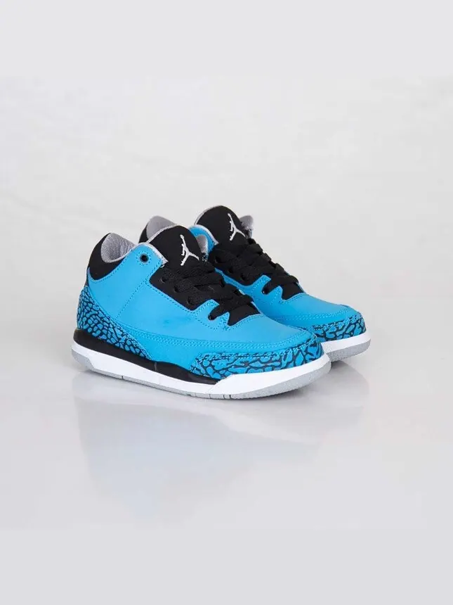 Кроссовки Air Jordan 3 Retro BP 'Powder Blue' — изображение 2 из 4, синий