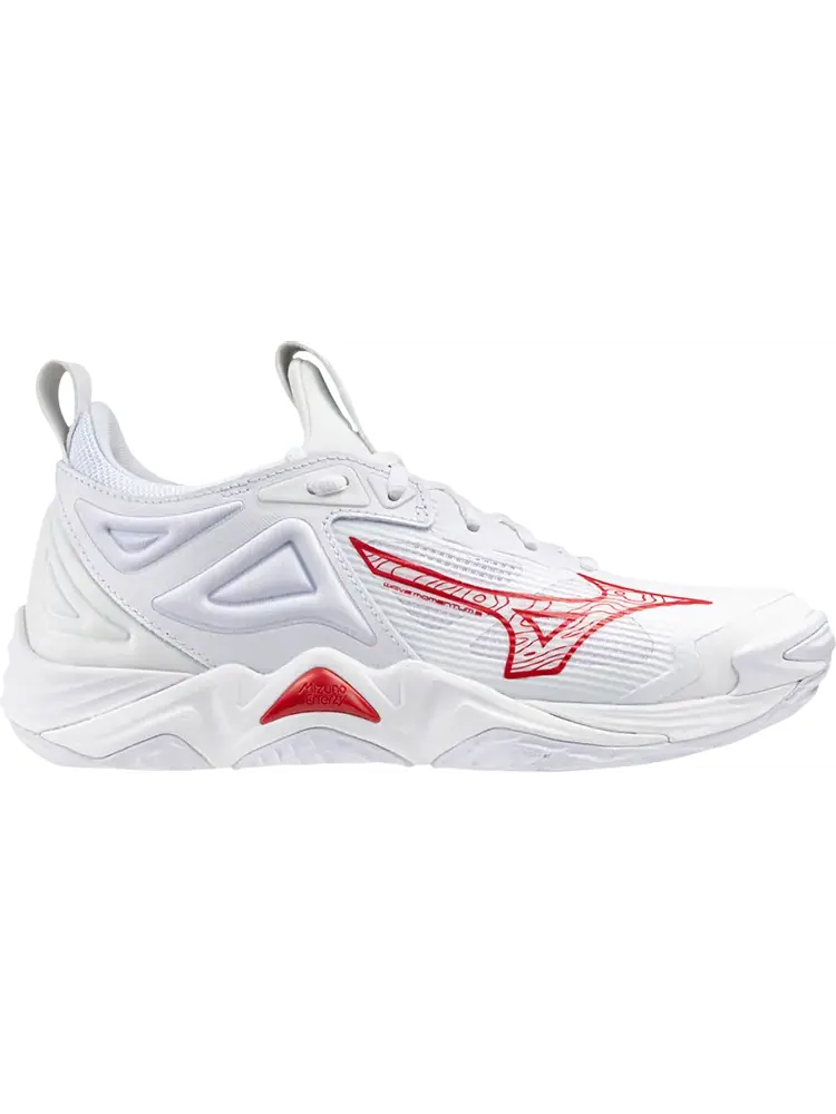 Кроссовки Wmns Wave Momentum 3 'White Red' — изображение 1 из 1, белый