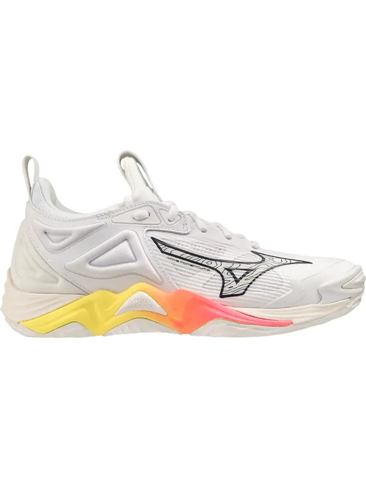 Кроссовки Wmns Wave Momentum 3 'Snow White High Vis Pink' — изображение 1 из 1, белый