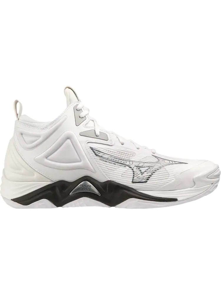 Кроссовки Wave Momentum 3 Mid 'White Black' — изображение 1 из 1, белый