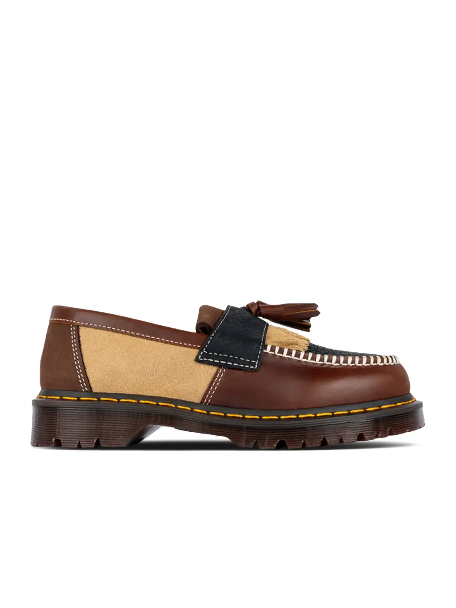 Ботинки Dr. Martens Adrian Patchwork — изображение 1 из 1, коричневый