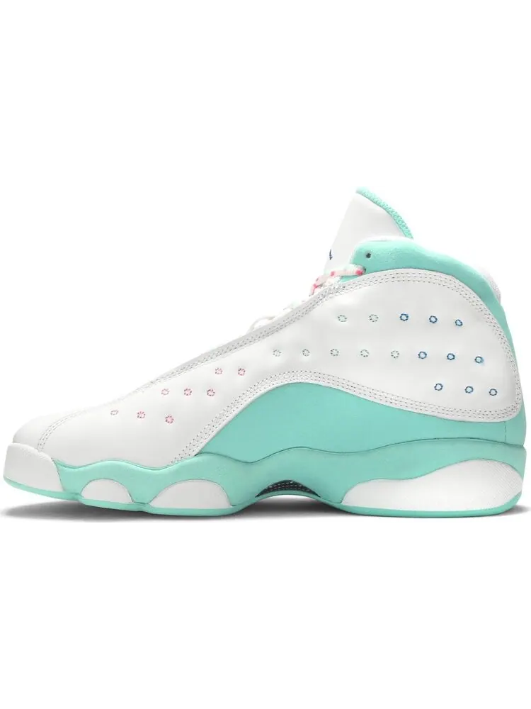 Кроссовки Air Jordan 13 Retro GS Aurora Green — изображение 3 из 8, белый