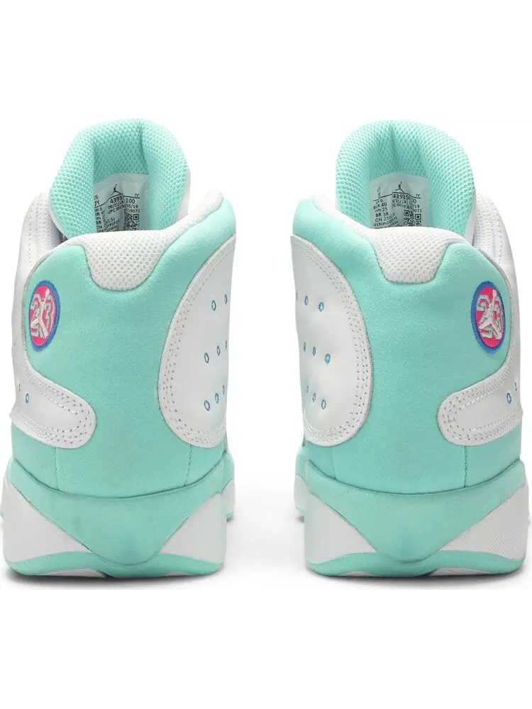Кроссовки Air Jordan 13 Retro GS Aurora Green — изображение 6 из 8, белый