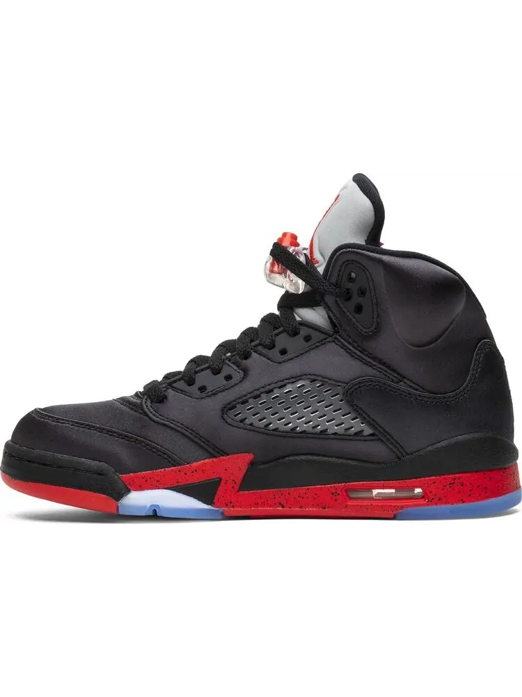 Кроссовки Air Jordan 5 Retro GS Satin — изображение 3 из 8, черный