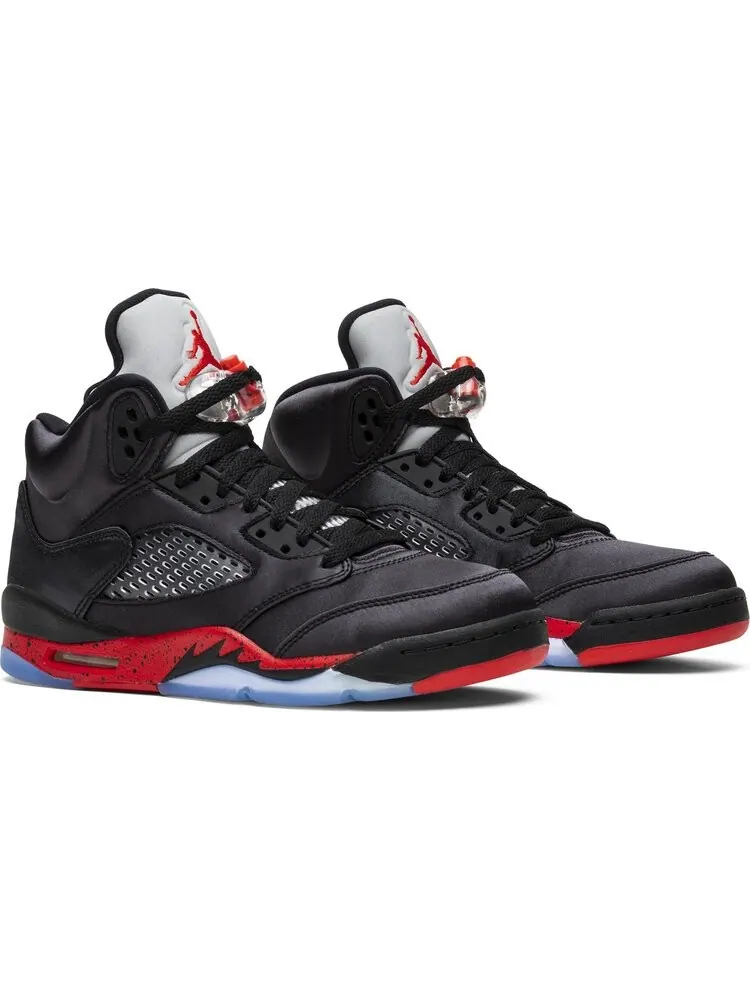 Кроссовки Air Jordan 5 Retro GS Satin — изображение 8 из 8, черный