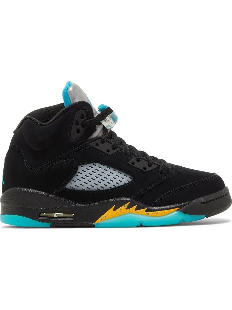 Кроссовки Air Jordan 5 Retro GS Aqua — изображение 1 из 8, черный