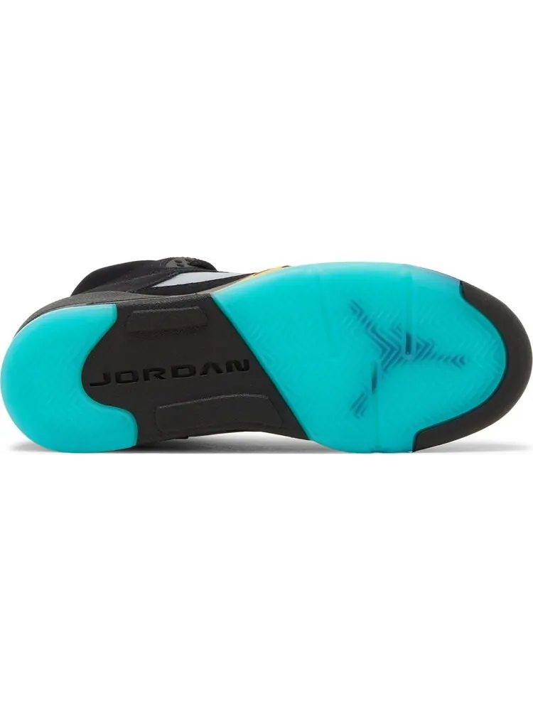 Кроссовки Air Jordan 5 Retro GS Aqua — изображение 4 из 8, черный