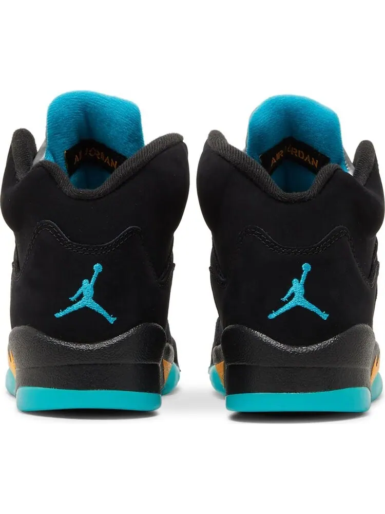 Кроссовки Air Jordan 5 Retro GS Aqua — изображение 6 из 8, черный