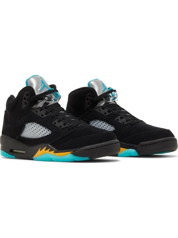 Кроссовки Air Jordan 5 Retro GS Aqua — изображение 8 из 8, черный