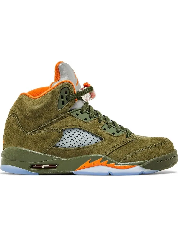 Кроссовки Air Jordan 5 Retro GS 'Olive' 2024 — изображение 1 из 4, зеленый