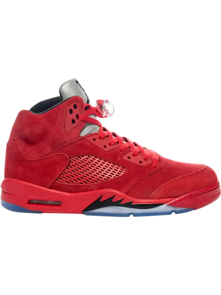 Кроссовки Air Jordan 5 Retro BG Red Suede — изображение 1 из 6, красный