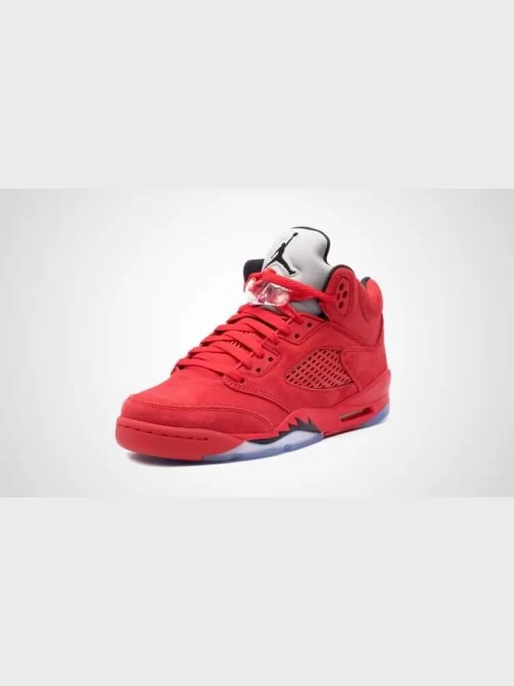 Кроссовки Air Jordan 5 Retro BG Red Suede — изображение 2 из 6, красный