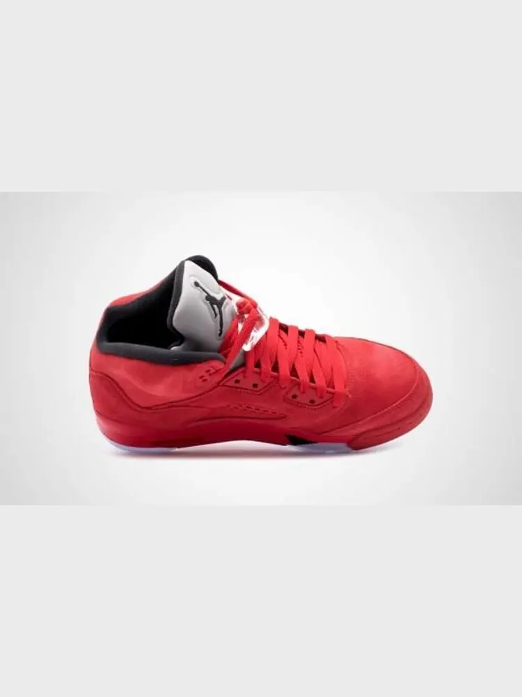 Кроссовки Air Jordan 5 Retro BG Red Suede — изображение 3 из 6, красный
