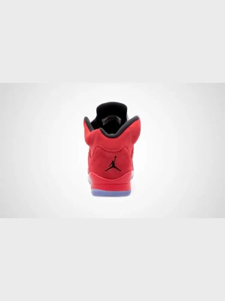 Кроссовки Air Jordan 5 Retro BG Red Suede — изображение 5 из 6, красный