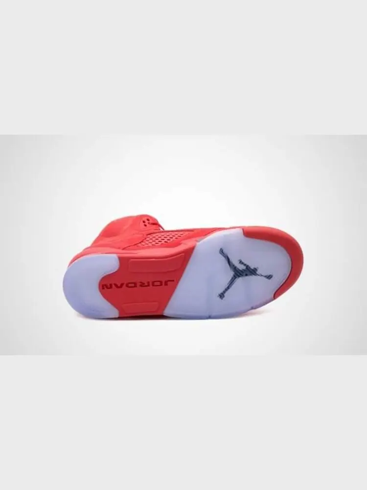 Кроссовки Air Jordan 5 Retro BG Red Suede — изображение 6 из 6, красный