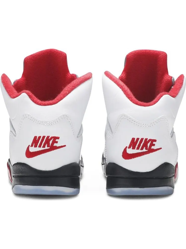 Кроссовки Air Jordan 5 Retro PS Fire Red 2020 — изображение 6 из 8, белый