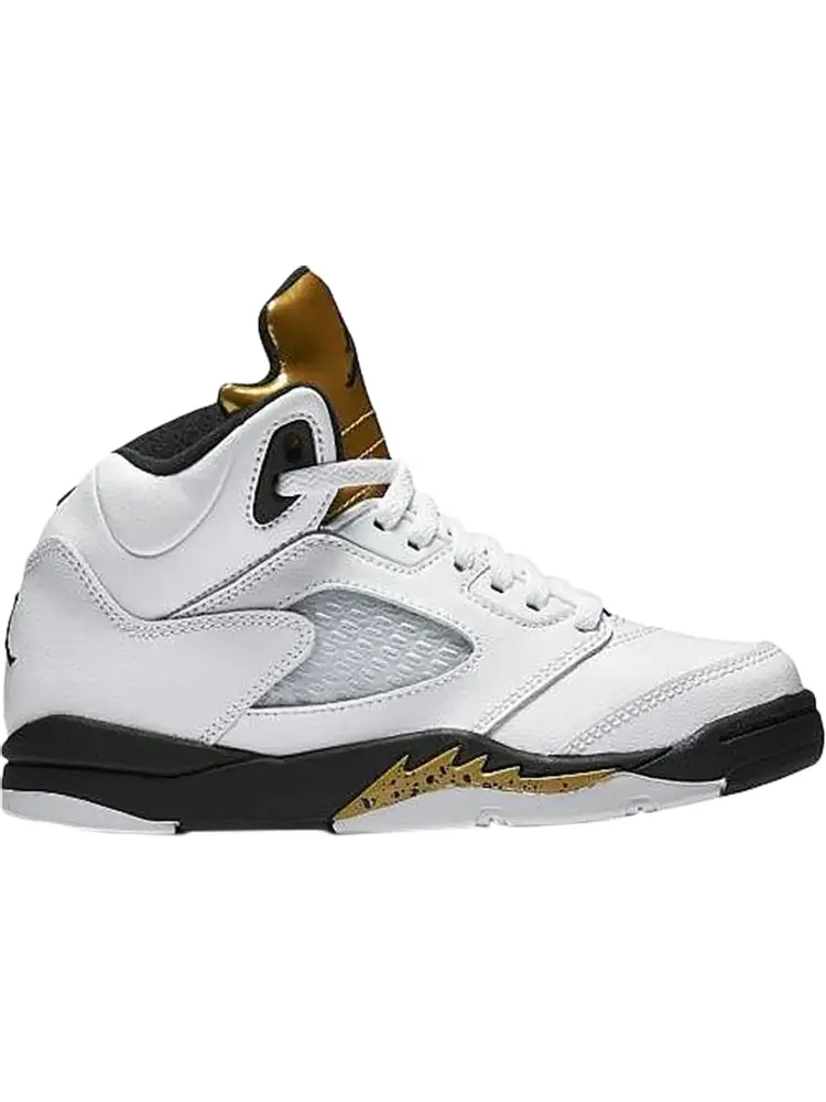 Кроссовки Air Jordan 5 Retro BP Olympic — изображение 1 из 1, белый