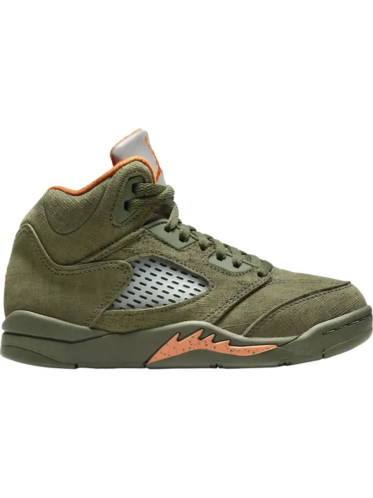 Кроссовки Air Jordan 5 Retro PS 'Olive' 2024 — изображение 1 из 1, зеленый