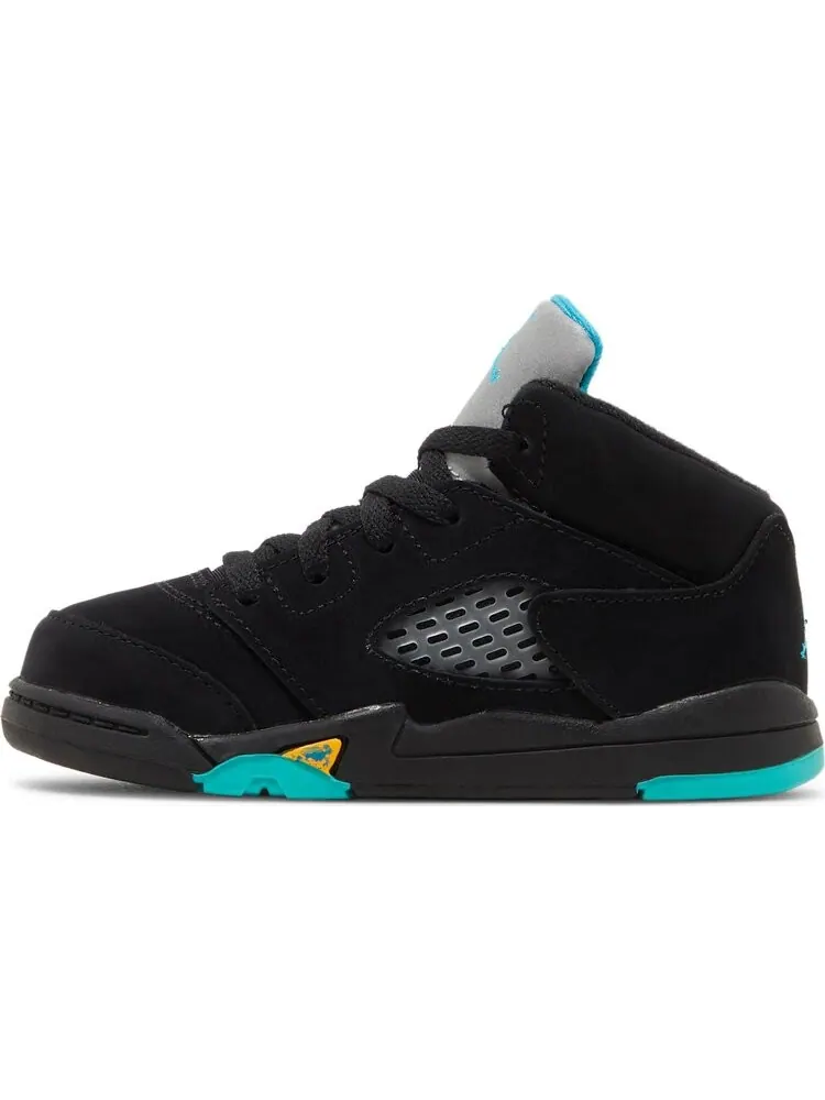Кроссовки Air Jordan 5 Retro TD Aqua — изображение 3 из 8, черный