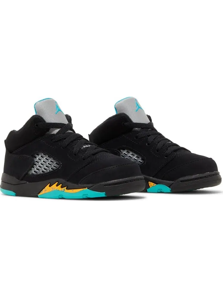 Кроссовки Air Jordan 5 Retro TD Aqua — изображение 8 из 8, черный
