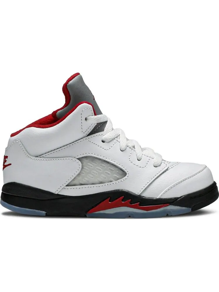 Кроссовки Air Jordan 5 Retro TD Fire Red 2020 — изображение 1 из 8, белый