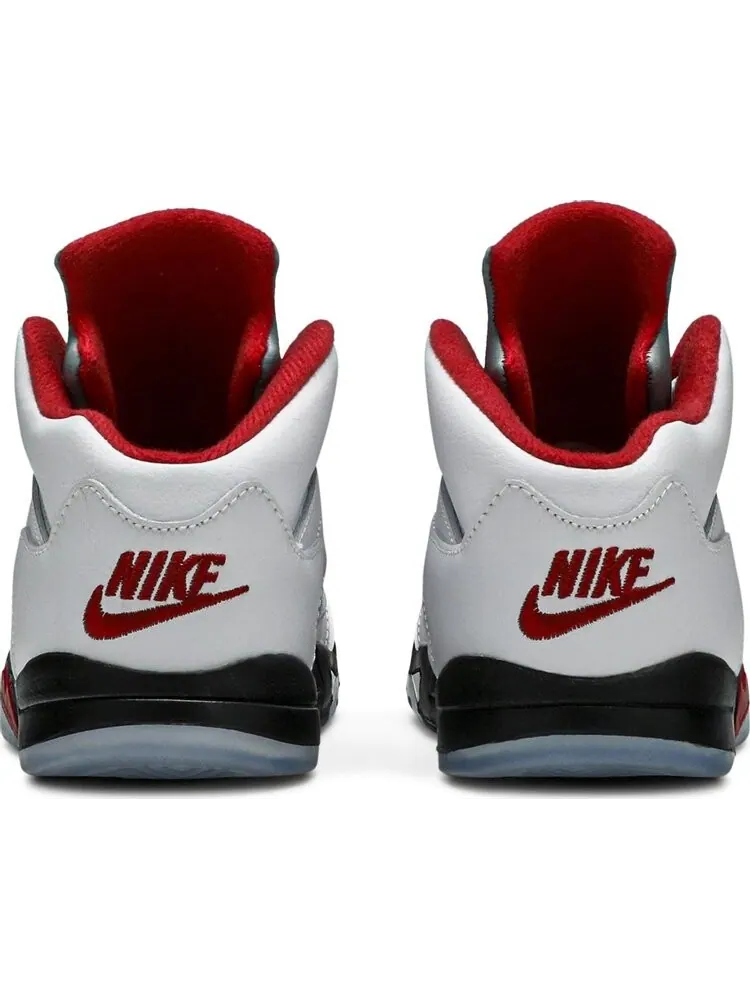 Кроссовки Air Jordan 5 Retro TD Fire Red 2020 — изображение 6 из 8, белый